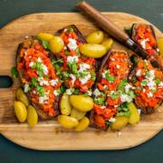 Jilzi - Recept Ikarische Gevulde Aubergine